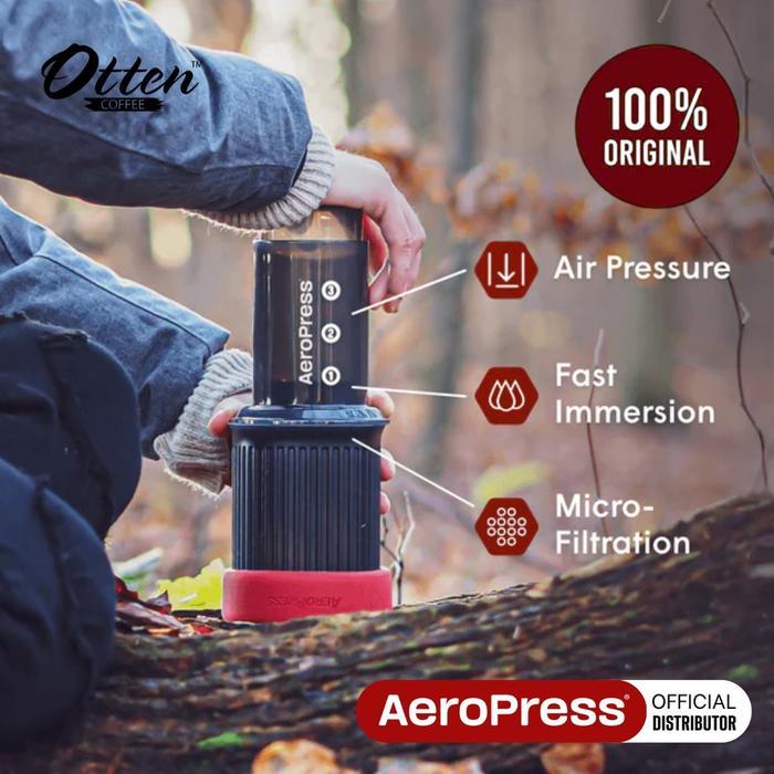 Aeropress - Go Travel Coffee Press - Alat Seduh Kopi Manual Brew Coffee Maker