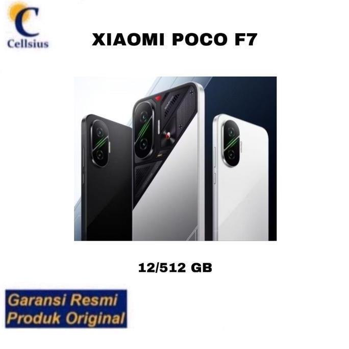 Xiaomi POCO F7 (12/512GB) | Snapdragon 8s Gen 4 | 6.83" 1.5K 120Hz AMOLED Garansi Resmi