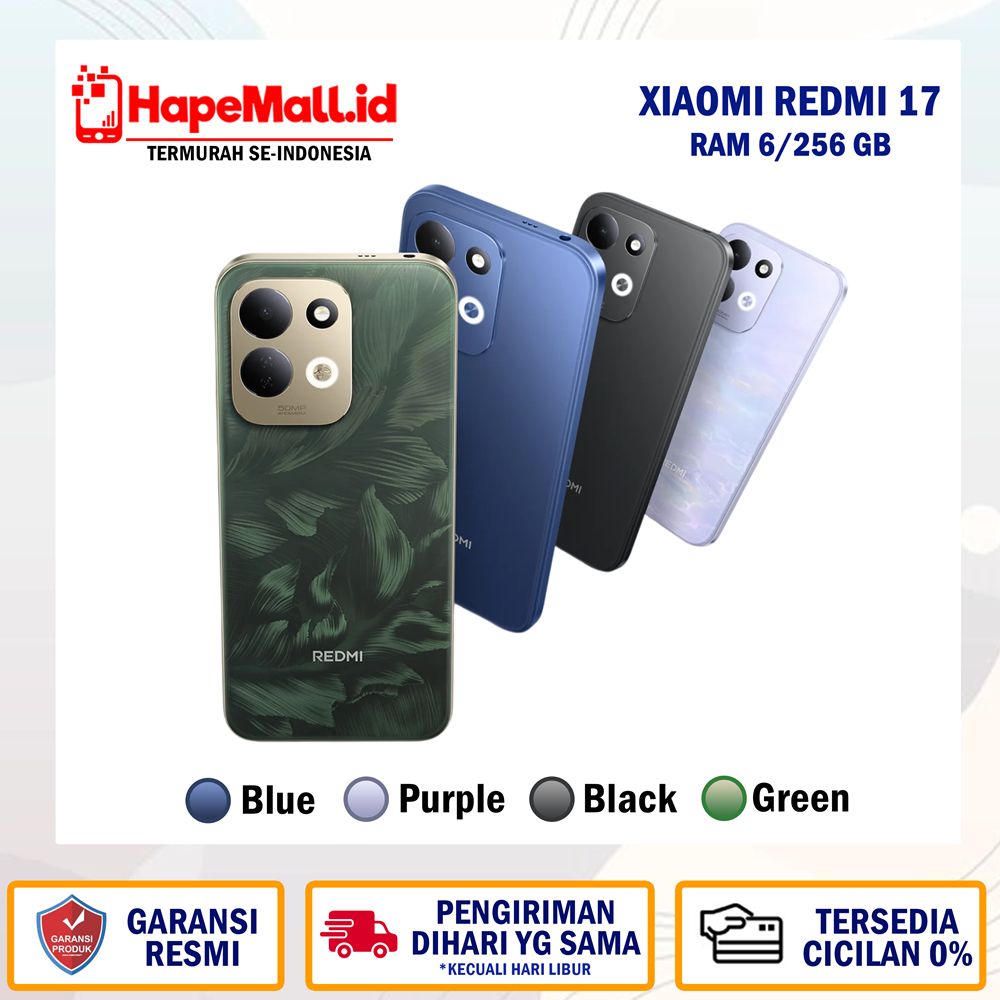 XIAOMI REDMI 17 6/256 GB GARANSI RESMI TERMURAH