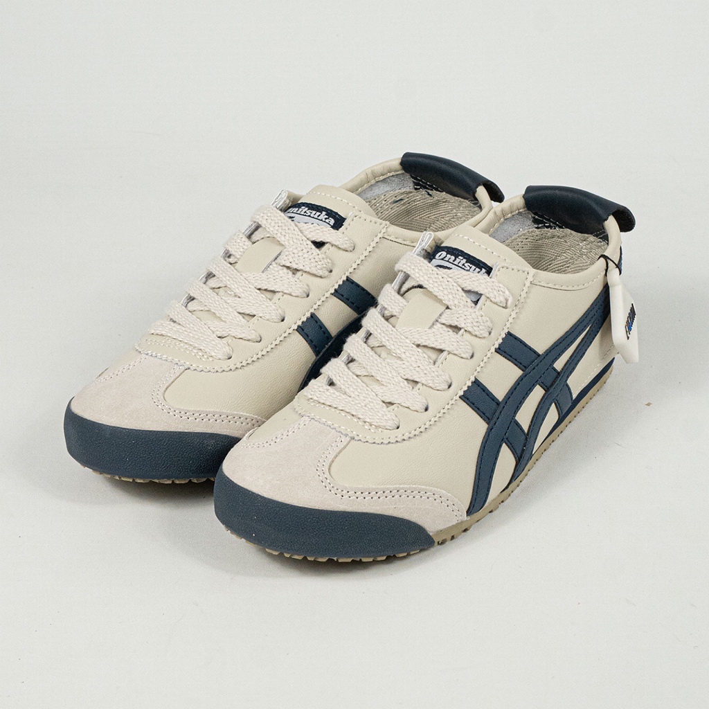Eterna - Sepatu Onitsuka Tiger Mexico 66 Deluxe Birch Peacoat Navy Sneakers Casual Authentic