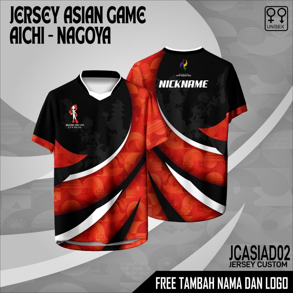 Jual Baju Asian games 2026 jersey pesta olahraga asia terbaru ja-3 | Shopee Indonesia