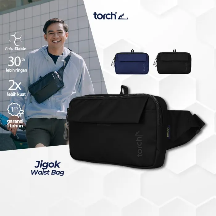 TORCH Tas Pinggang Selempang Anti Air Ringan - Waist Sling Bag Jigok | Lazada Indonesia