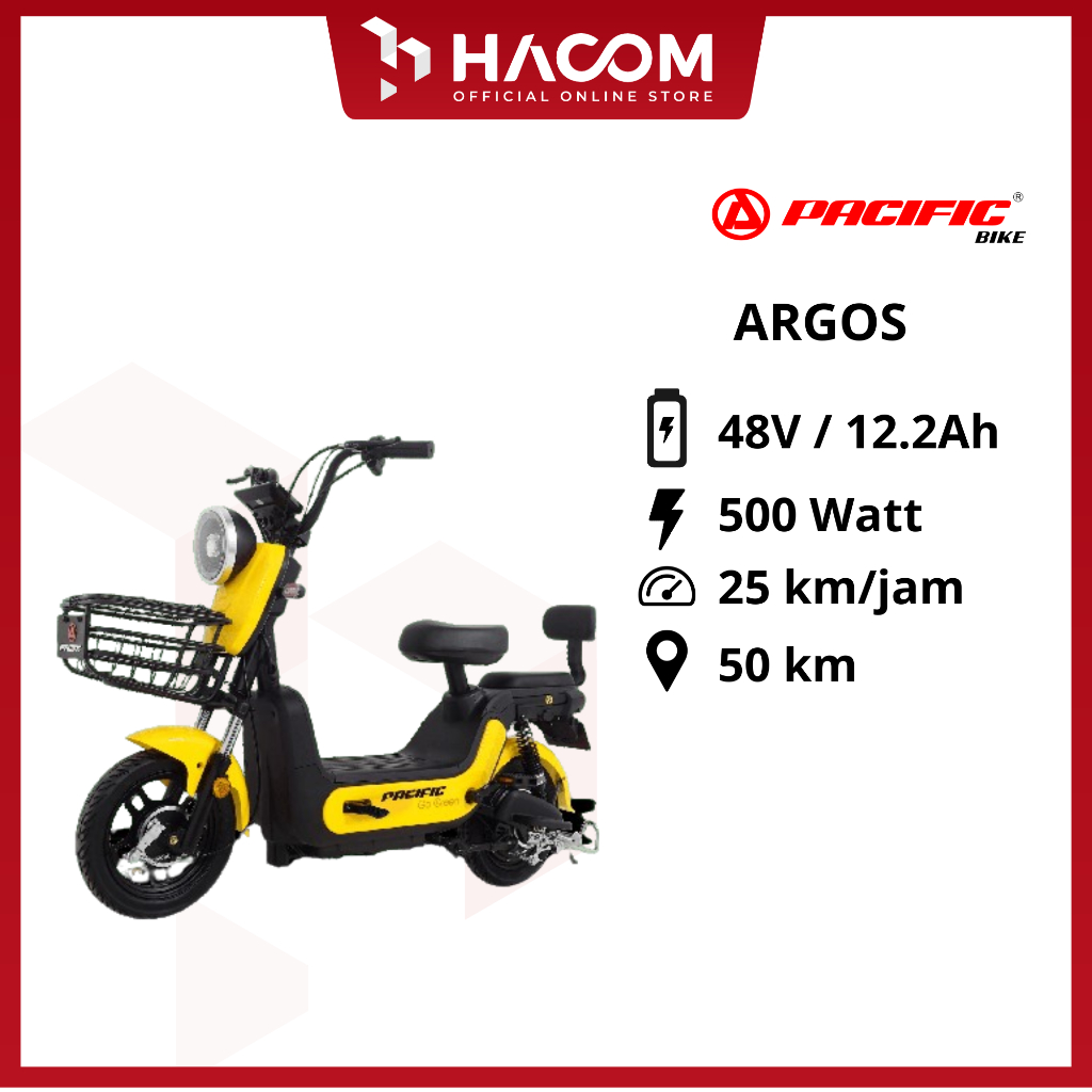 Jual NEW SEPEDA LISTRIK PACIFIC ARGOS GARANSI RESMI | Shopee Indonesia