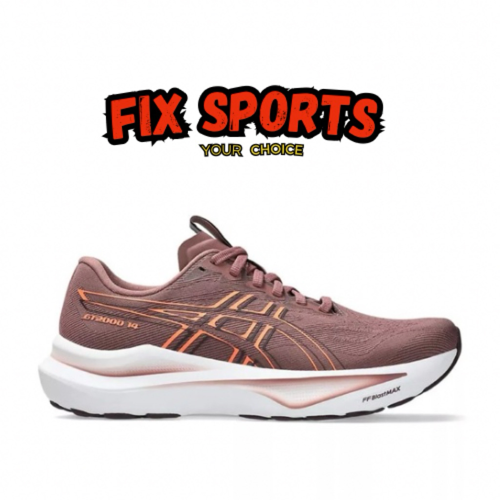 Sepatu Lari Wanita Asics GT-2000 14 Rubble Red Vivid Coral 112B84360