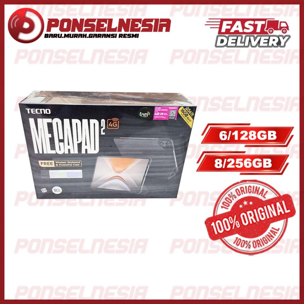 Jual Tecno Megapad 2 LTE 6/128GB 8/256GB Garansi Resmi Indonesia | Shopee Indonesia