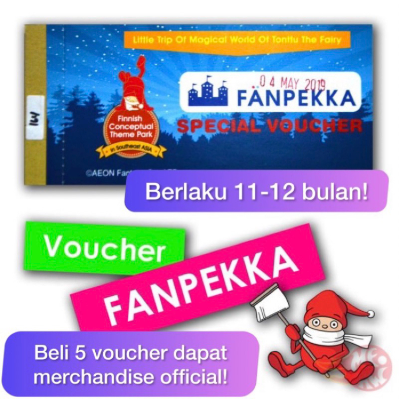 Jual Tiket Voucher FANPEKKA AEON Mall JGC Jakarta Garden City | Shopee Indonesia