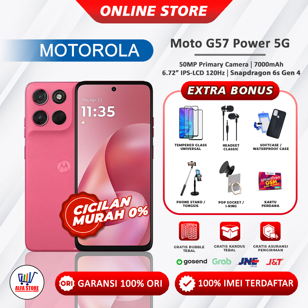 Motorola Moto G57 Power 5G RAM 8/256GB Garansi Resmi