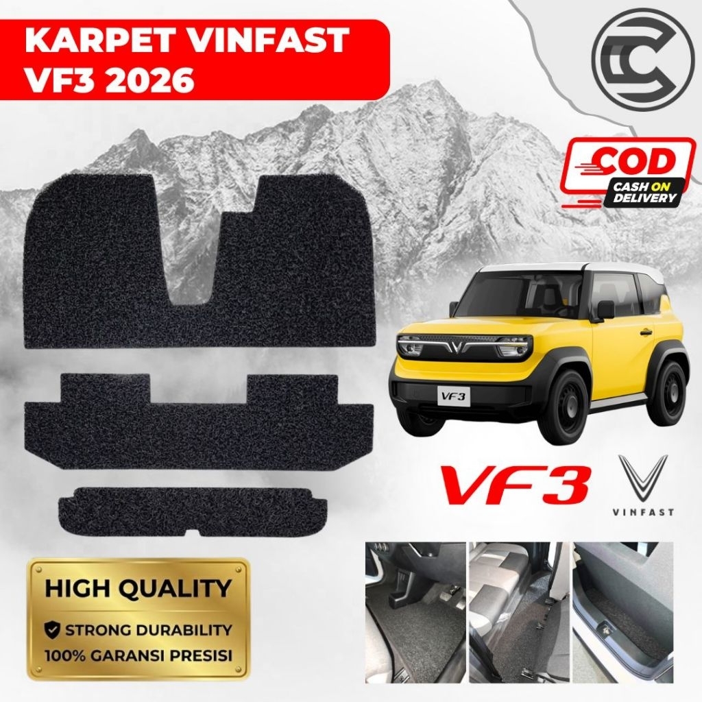 Jual Karpet Vinfast VF 3 2026 / Karpet mie vf3 2026/ Karpet mie Vinfast VF3 | Shopee Indonesia