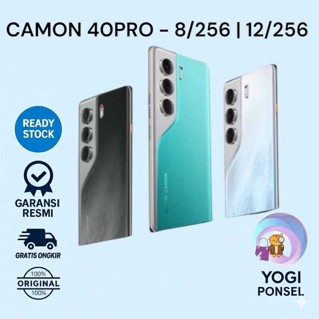 Jual Tecno Camon 40pro 5G 8/256 Garansi Resmi | Shopee Indonesia