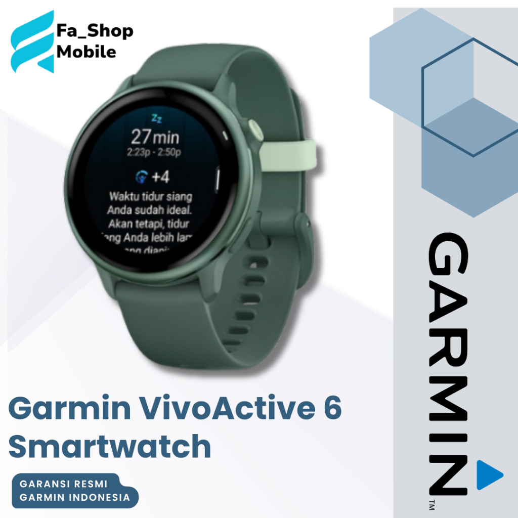 Garmin VivoActive 6 Smartwatch - Garansi Resmi Tam 1 Tahun