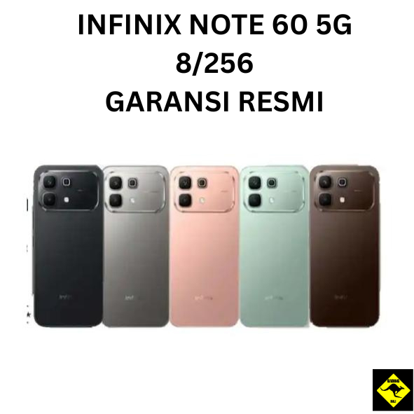INFINIX NOTE 60 5G 8/256 RAM 8GB INTERNAL 256GB GARANSI RESMI
