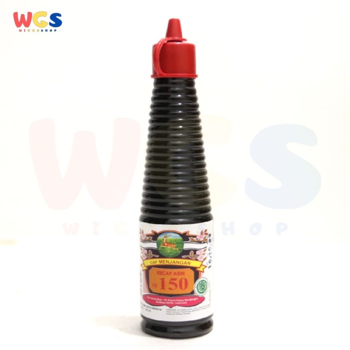 Jual Kecap Cap Menjangan Kecap Asin No 150 Original Soy Sauce 140ml - Halal | Shopee Indonesia
