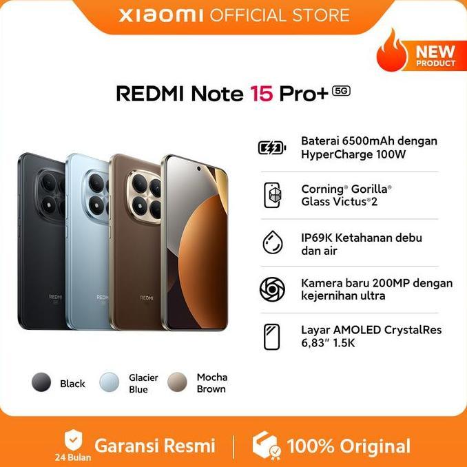 ICEBAHSA_SELLER - XIAOMI REDMI NOTE 15 PRO+ 5G (8/256 GB) (12/512 GB) [XIAOMI OFFICIAL STORE]