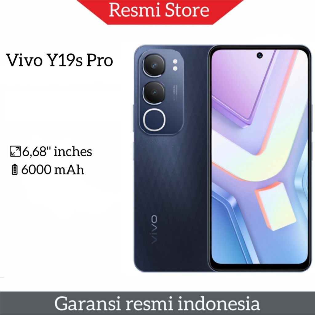 VIVO Y19S PRO 4/64GB - 4/128GB - 6/128GB & Y33s GARANSI RESMI VIVO
