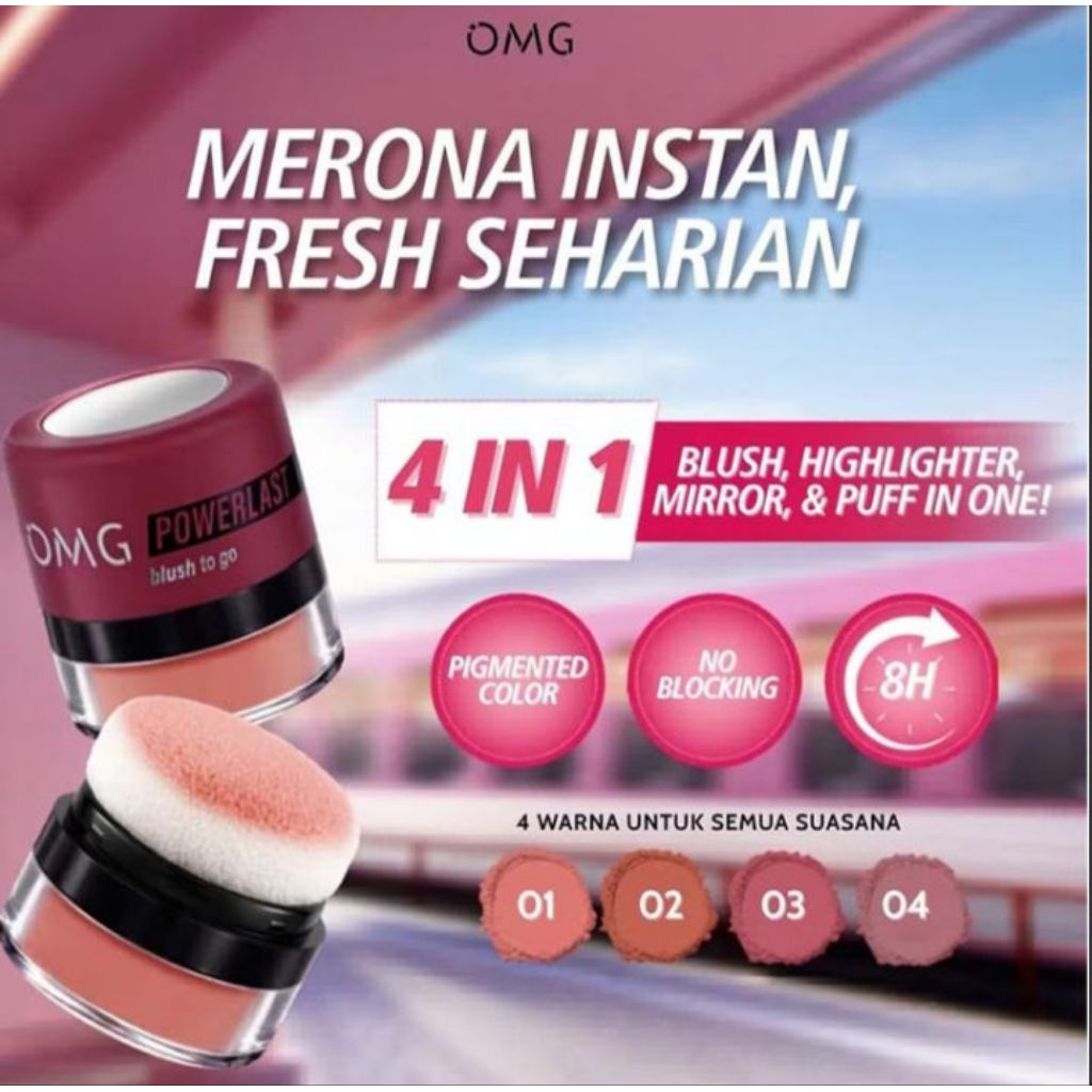 Omg Powerlast Blush To Go