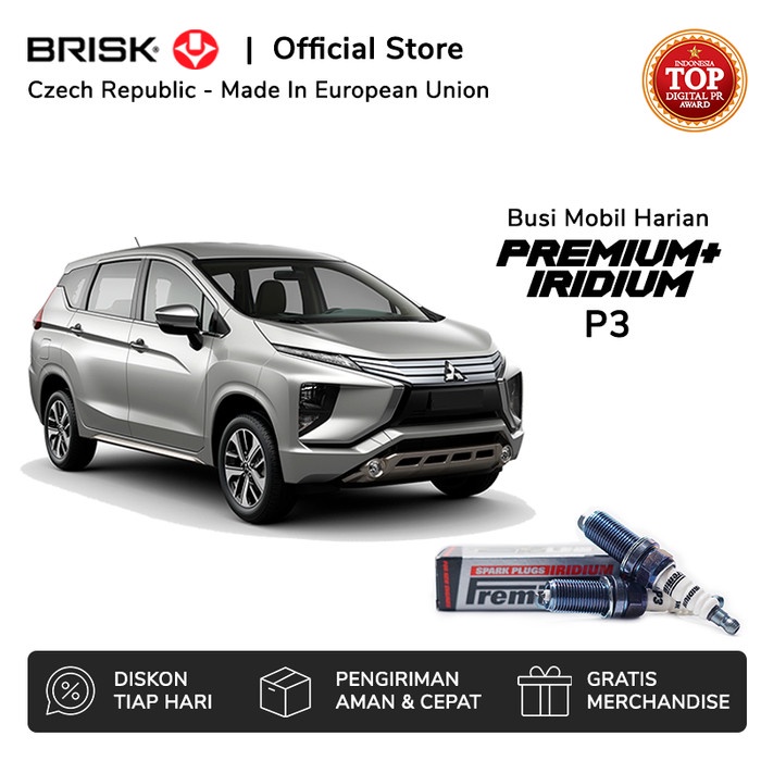 Jual Busi Mobil Mitsubishi Xpander Brisk Premium Iridium P3 | Shopee Indonesia