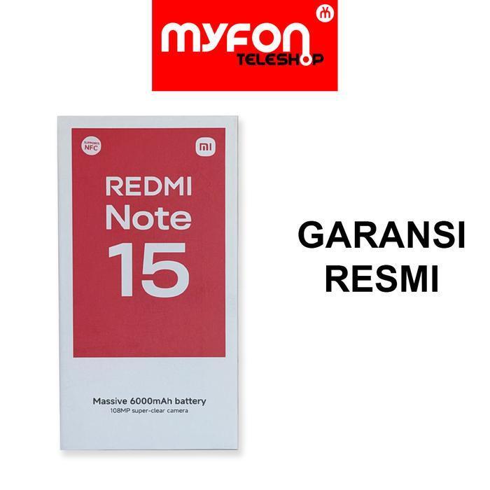 XIAOMI REDMI NOTE 15 4G 8/128GB 8/256GB ORIGINAL DAN TERPERCAYA