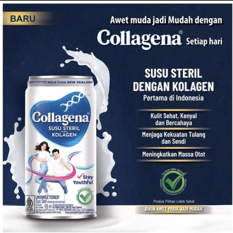 Jual Collagena Susu Steril Kolagen Collagen milk drink 189 ml 189ml | Shopee Indonesia