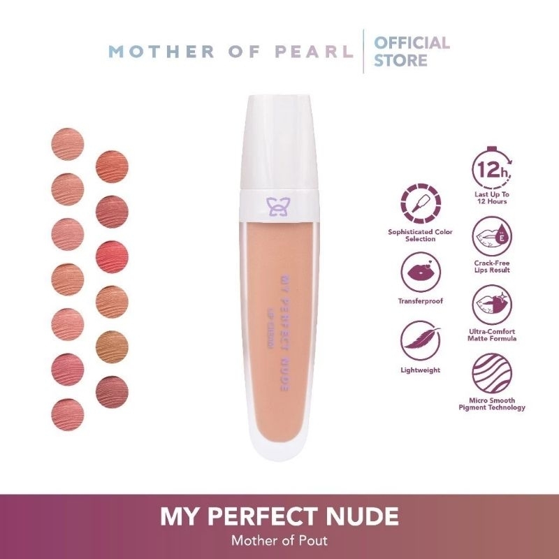 Jual MOP My Perfect Nude Lip Cream 6mL - Sunrise Beige | Shopee Indonesia