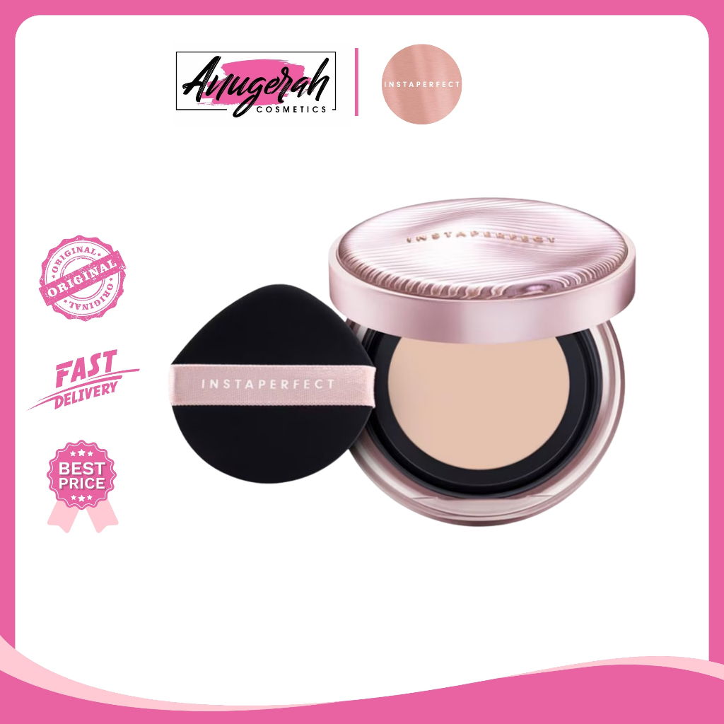 Instaperfect Skin Glow Cover Mesh Cushion High Coverage Formula Dilengkapi dengan SPF 50+ / PA++++