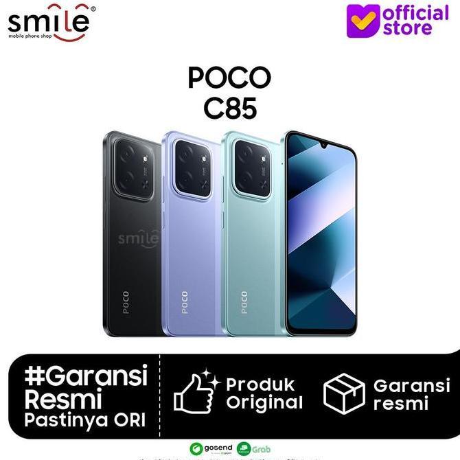 POCO C85 6/128GB | Layar 6,88" | 50MP AI | 18W Pengisian cepat | NFC | Garansi 15 bulan