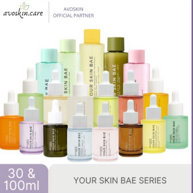 Avoskin YOUR SKIN BAE [YSB Vitamin C/ Alpha Arbutin/ Niacinamide/ Lactic Acid/ Salicylic Acid] TONER & SERUM