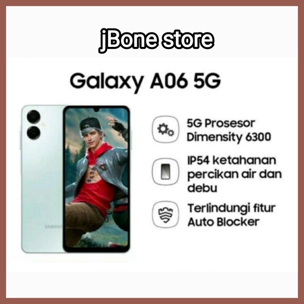 Samsung Galaxy A06 5G 6/128GB Garansi Resmi