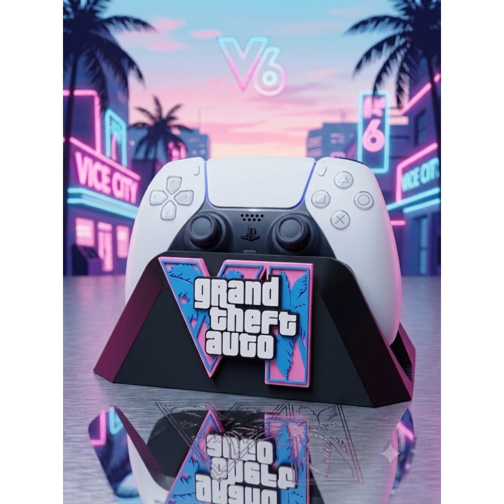 Jual Grand Theft Auto VI Playstation 5 Dualsense Controller Stand PS5 DS GTA 6 | Shopee Indonesia