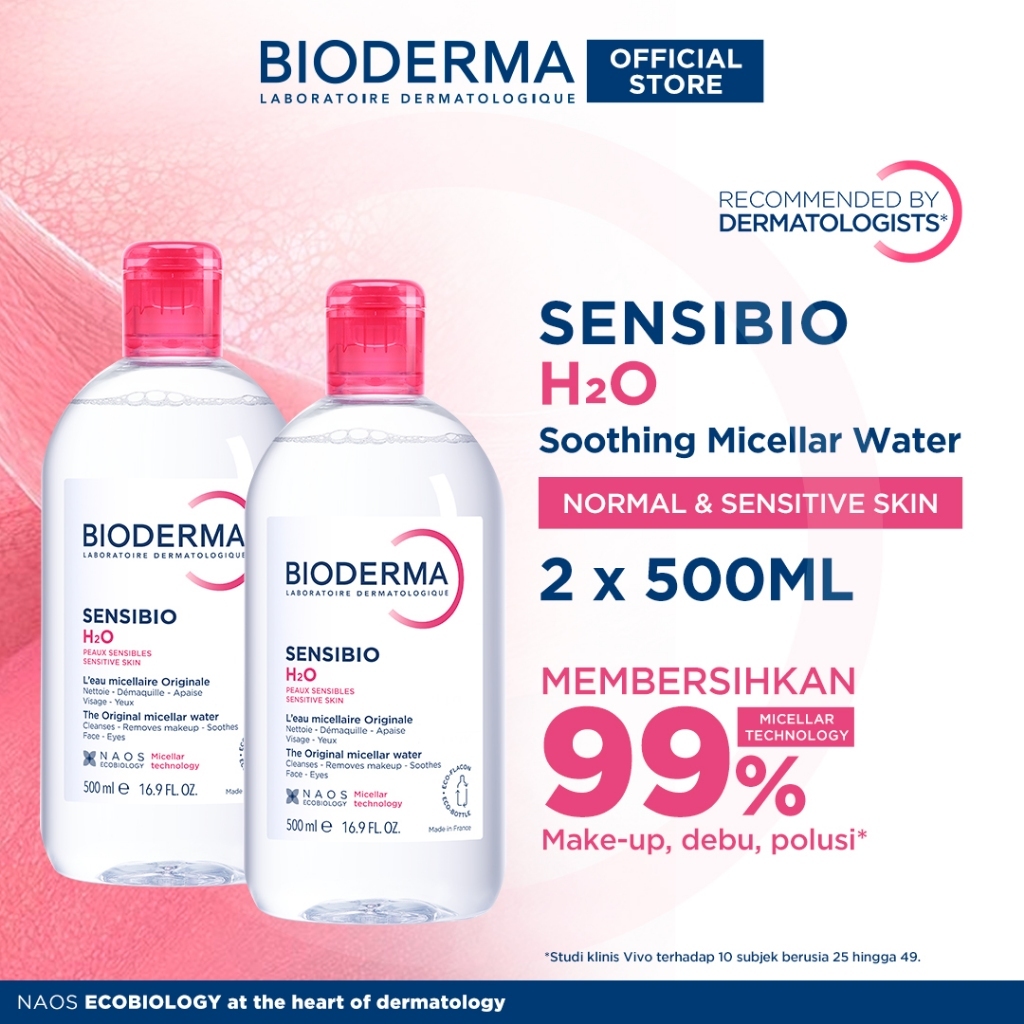 Bioderma Sensibio H2O 500 ml Twin Pack