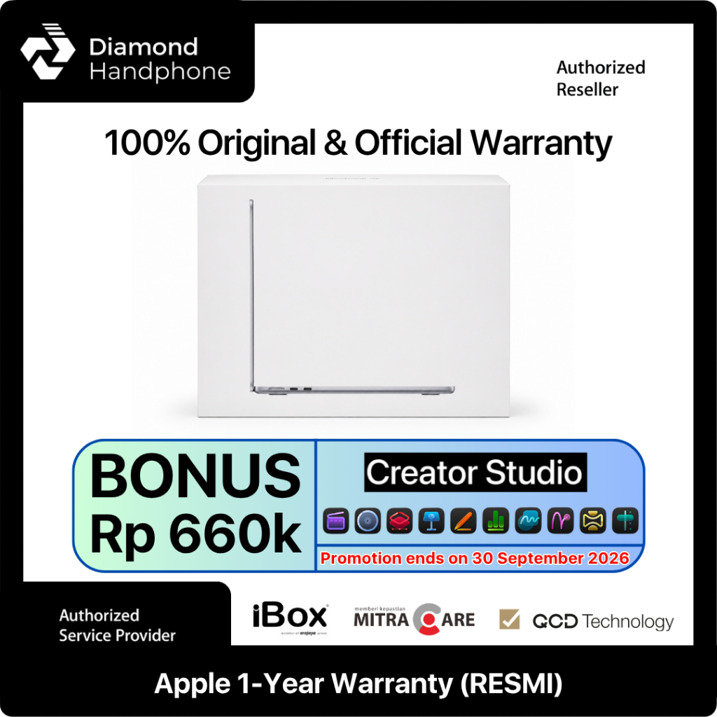 Jual Apple MacBook Air 15 inch M4 15" 256GB 512GB RAM 16GB 24GB 16/256GB 16/512GB 24/512GB Garansi Resmi | Shopee Indonesia