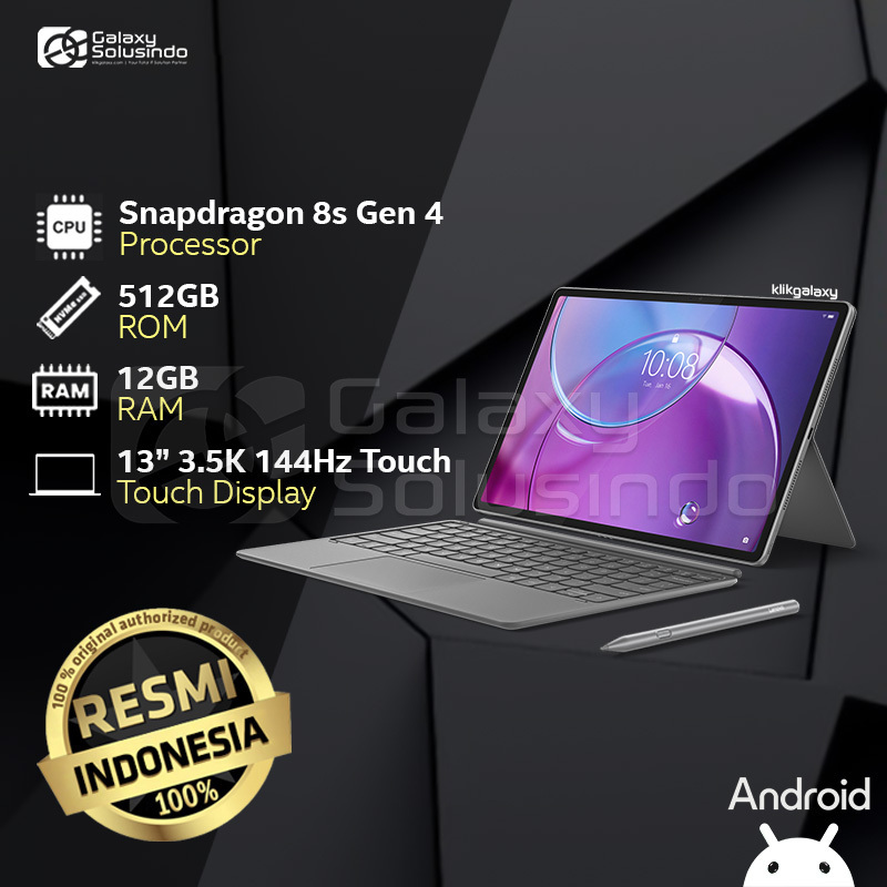 LENOVO Idea Tab Pro Gen 2 97ID - 13 Inch Snapdragon 8s Gen 4 512GB ROM 12GB RAM - Luna Grey - GK