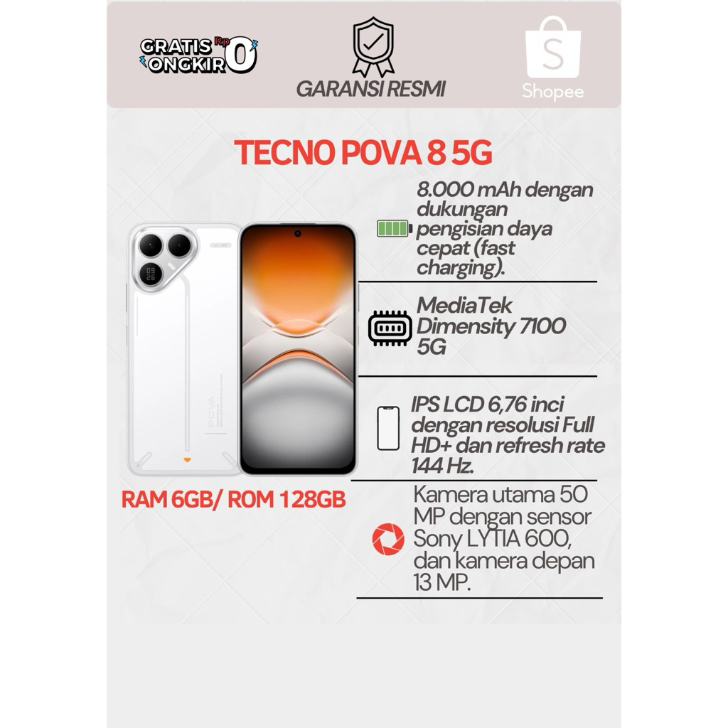 TECNO POVA 8 5G