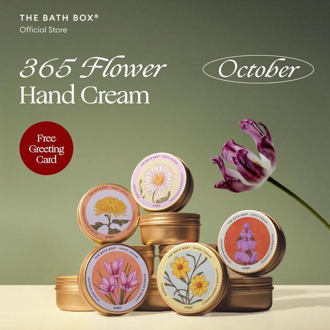 October December The Bath Box 365 Flower Hand Cream Hadiah Ulangtahun Wisuda Bunga Vitamin Kuku Cream Tangan Cream Kuku Pelembab Kuku Tangan Kering Kuku Rapuh