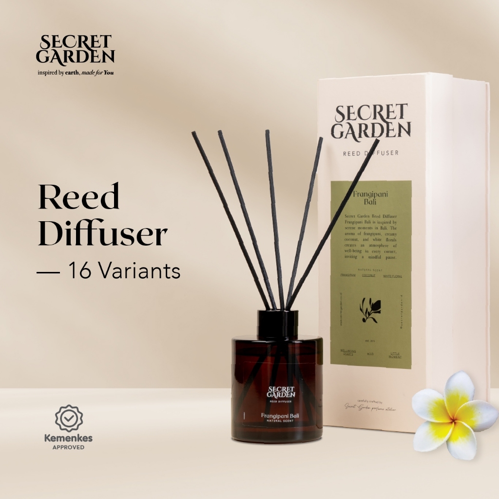Secret Garden Aroma Reed Diffuser 140ml - Apple Blossom