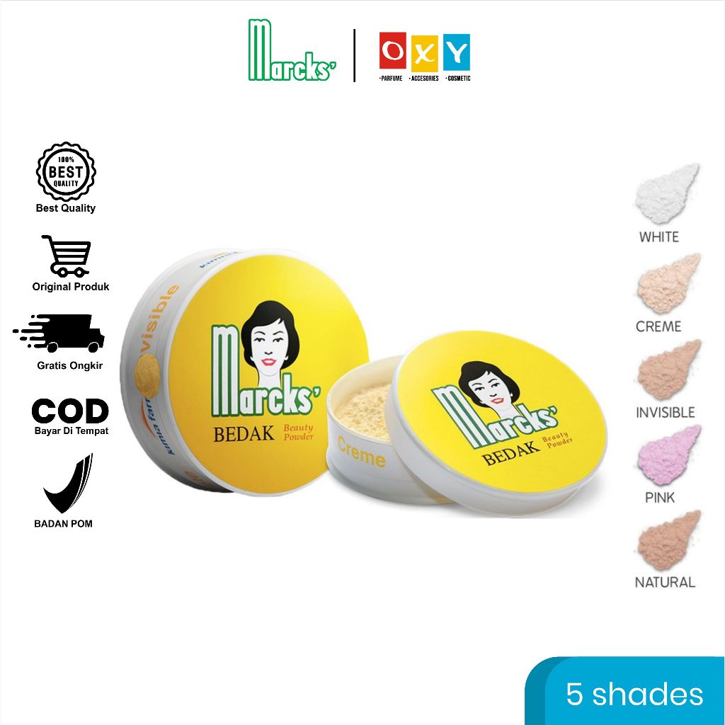 OXY PARFUME - Marcks Classic Loose Powder 40gr bedak tabur