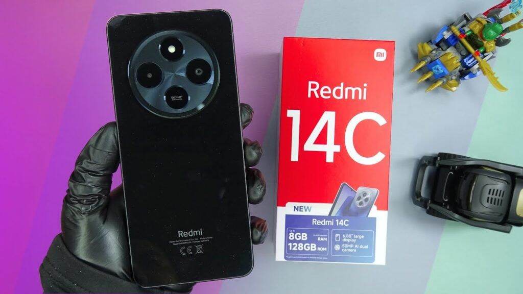 REDMI 14C NFC 16+256 GB ( extend 8+8 GB) kamera 50mp helio G85 GARANSI RESMI
