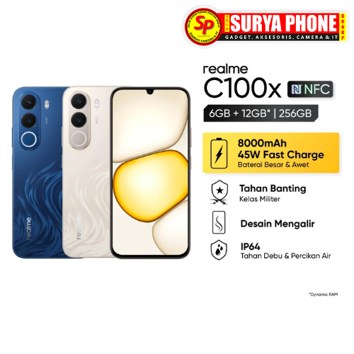 REALME C100X RAM 6GB / 256GB