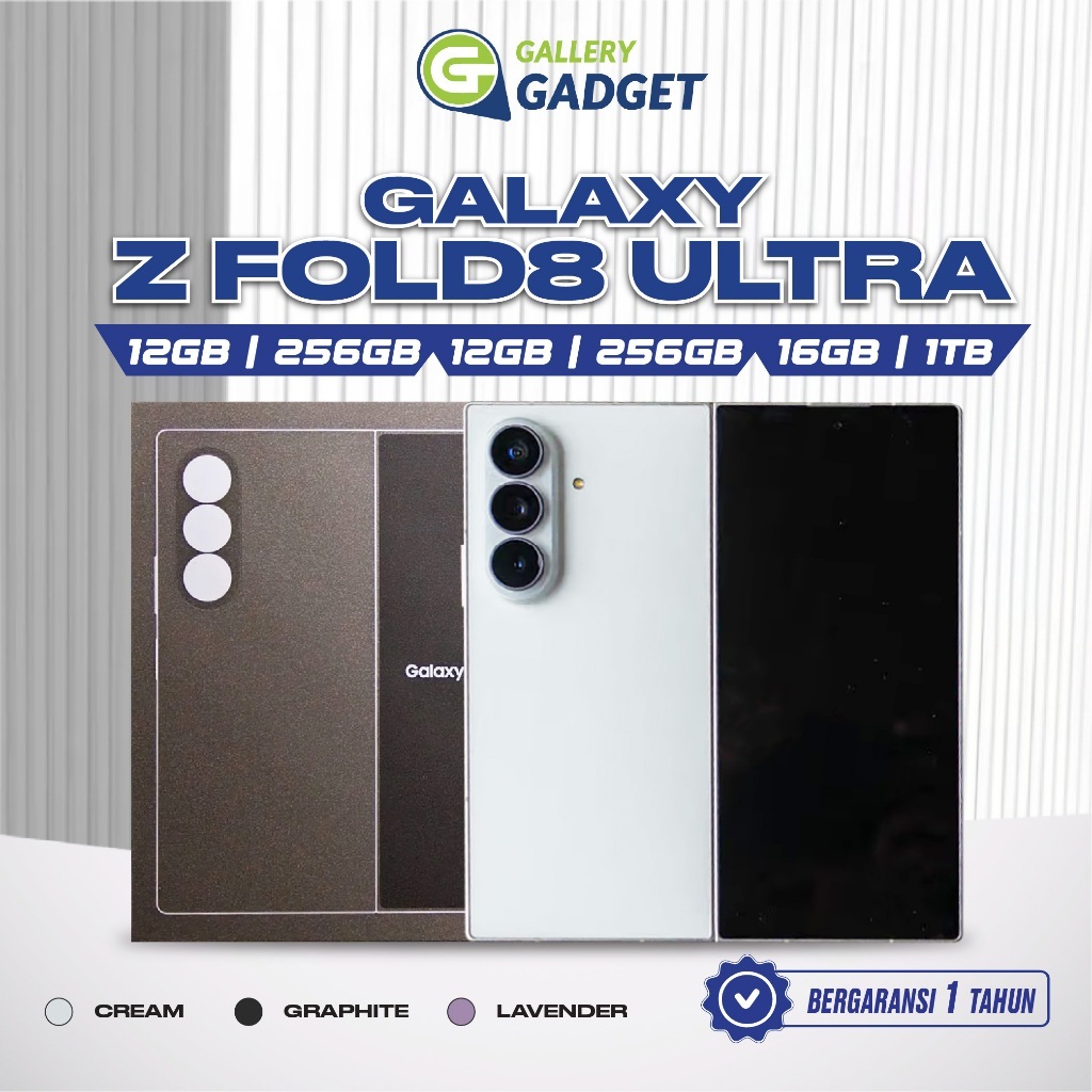 Samsung Galaxy Z Fold 8 Ultra 5G 12/256GB 12/512GB 16/1TB Z Fold8 Smartphone AI Hp Lipat Foldable Garansi Resmi