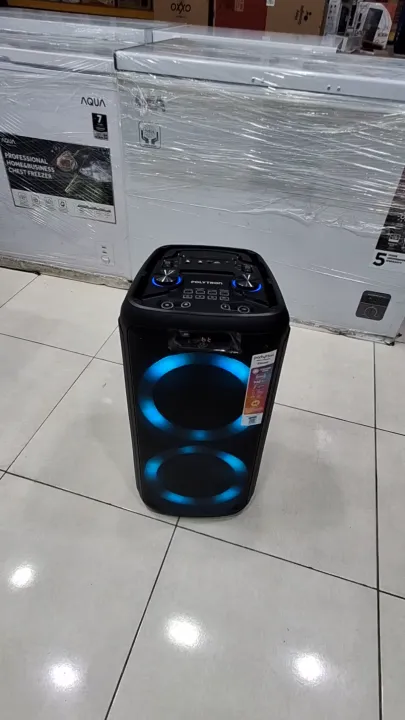 Speaker POLYTRON PPS 8L22 PARTYMAX Bluetooth Karaoke USB Super Bass Remote Free Mic | Lazada Indonesia