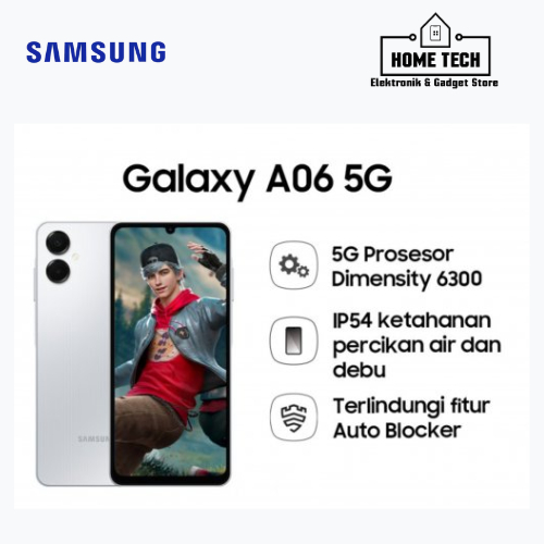 SAMSUNG GALAXY A06 5G RAM 6/128GB *GARANSI RESMI*
