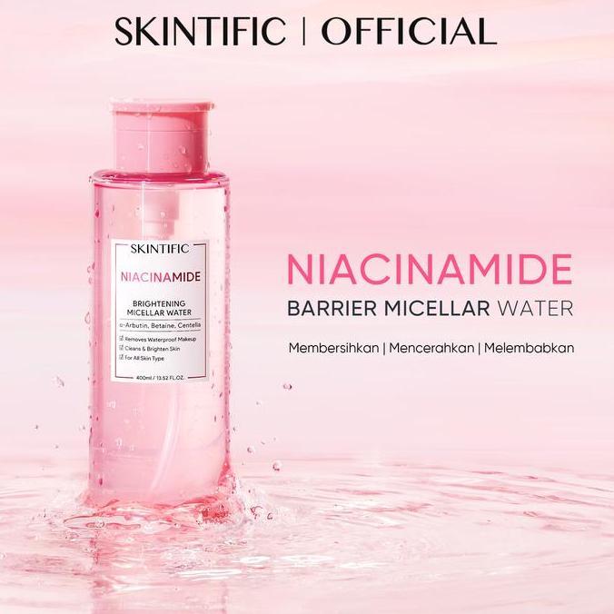 Skintific 5X Ceramide Barrier Micellar Water /Niacinamide Brightening Micellar Water 400ml