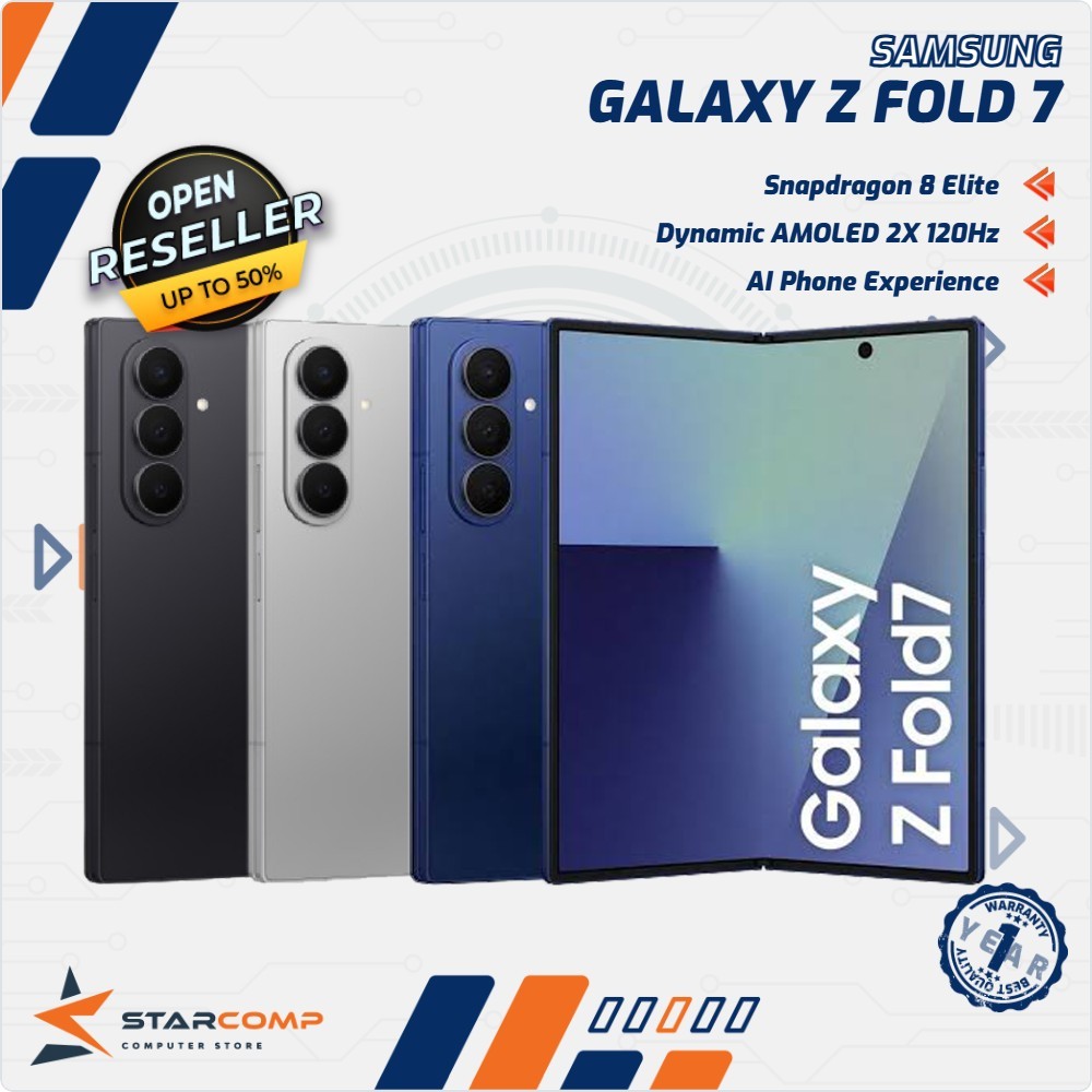 Samsung Galaxy Z Fold 7 5G 12GB/256GB Garansi Resmi
