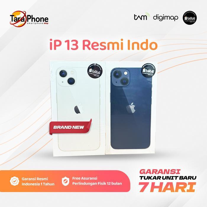 [Taraphone]-Apple Iphone 13 128Gb Brand New Resmi Indonesia Ibox Digimap Gdn Original Dan Terpercaya