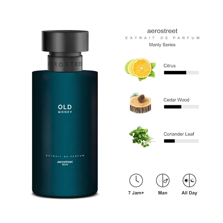 Aerostreet Parfum Manly Old Money - Extrait De Parfum PF007 | Lazada Indonesia