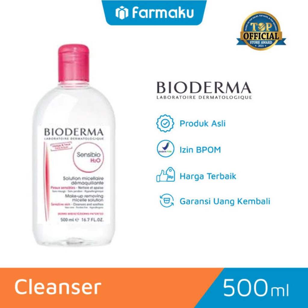 Bioderma Sensibio H2O 500 Ml Micellar Water Sensitif