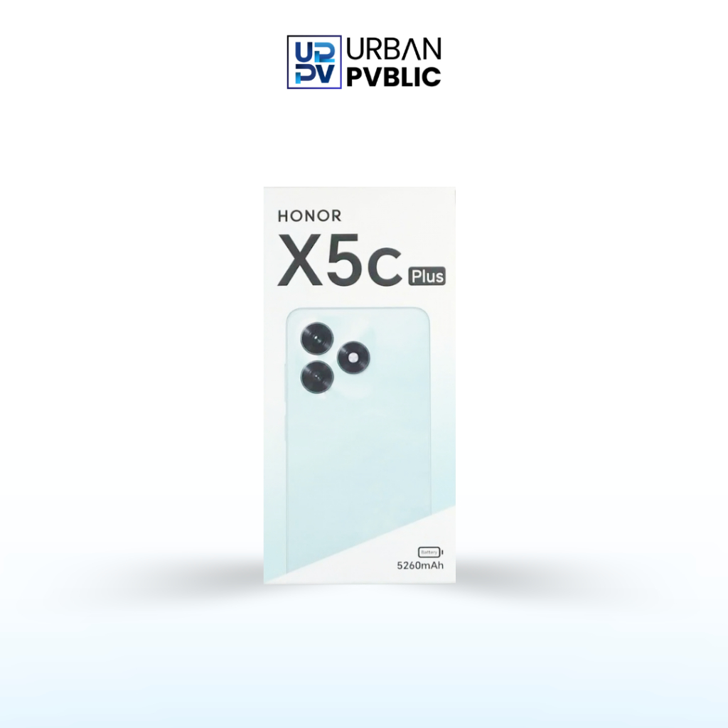 HONOR X5c Plus LTE 4GB/128GB Helio G81 Layar 90Hz Kamera 50MP Baterai 5260mAh Original Resmi