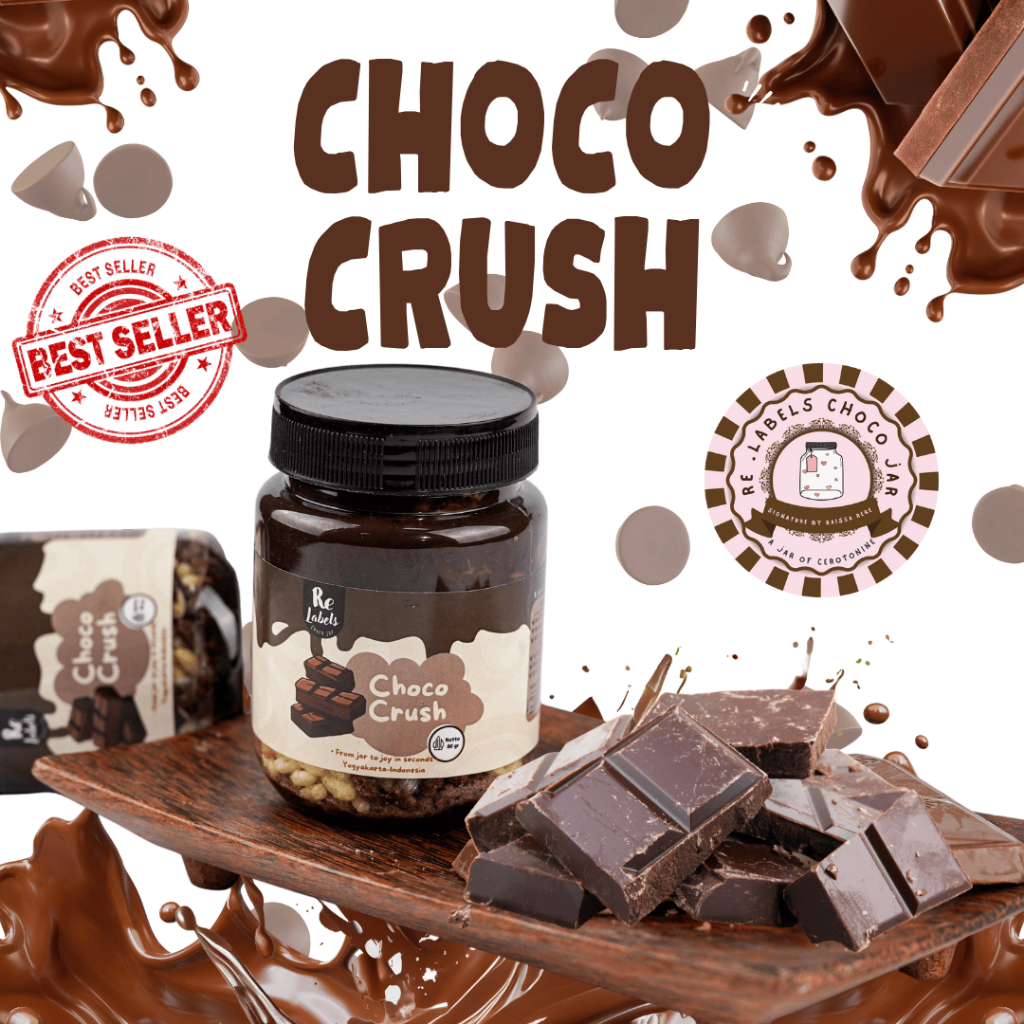 Jual Chocojar Choco Crush - Re.labels Coklat Lumer Crunchy Varian Dark Choco | Shopee Indonesia