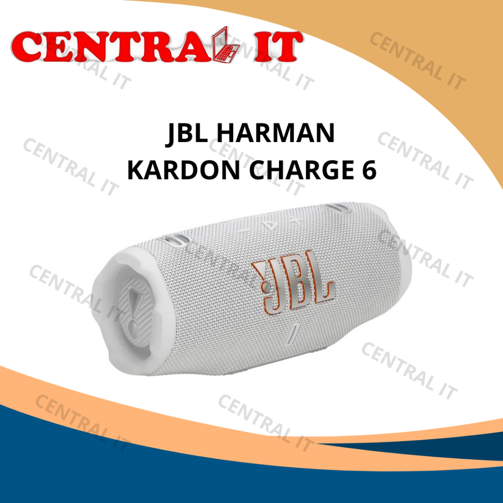 JBL Charge 6,speaker Bluetooth portabel kelas atas dari JBL yang menawarkan suara lebih besar, fungsi power bank, dan daya tahan baterai hingga 24–28 jam.