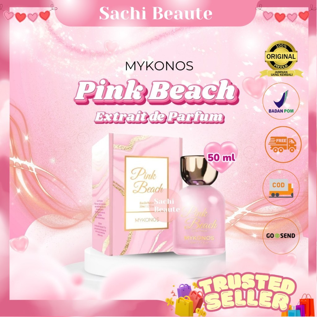 Mykonos Perfumes- Pink Beach EDP Parfum 50ml Fragrances