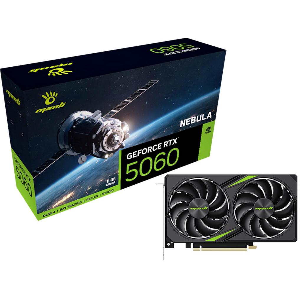 Jual VGA MANLI RTX 5060 / RTX5060 NEBULA OC - 8GB GDDR7 | Shopee Indonesia